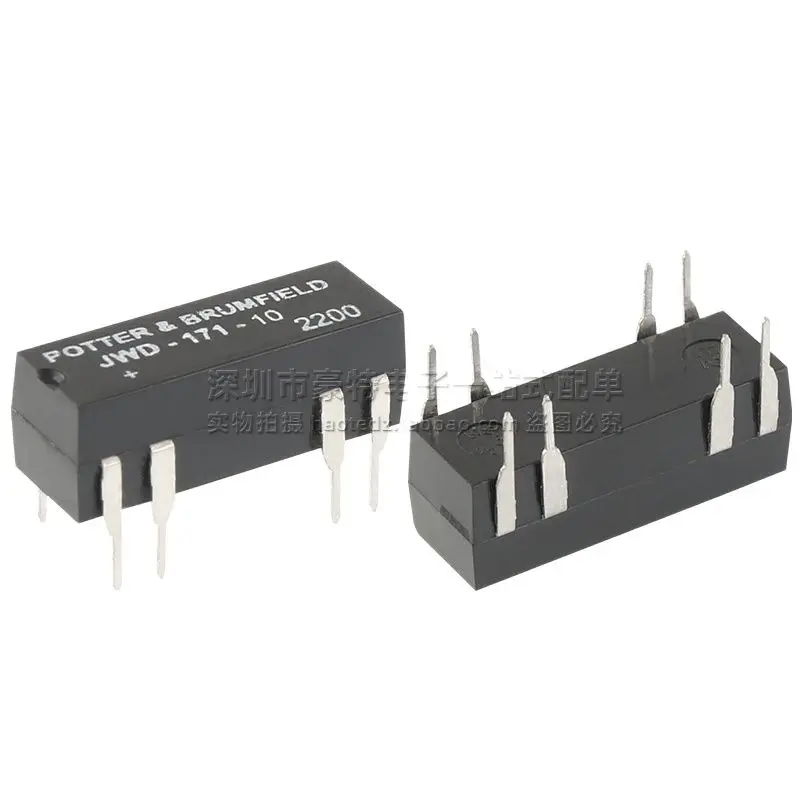 5pcs/ JWD-171-10 imported new single pole single throw 24VDC 1A 10W normally open reed switch relay