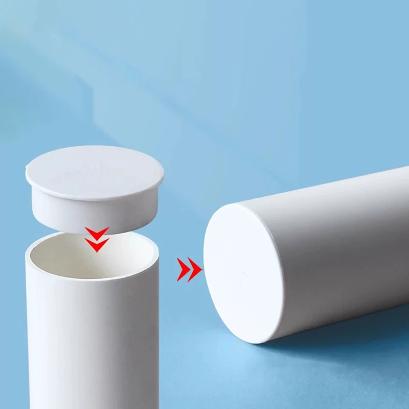 1~10pc 50/75/110/160/200mm PVC Pipe Cap Decor Cover Thickened Inner Blocking Cap Sewer Pipe Insect Proof Pipe Cap Protective Cap