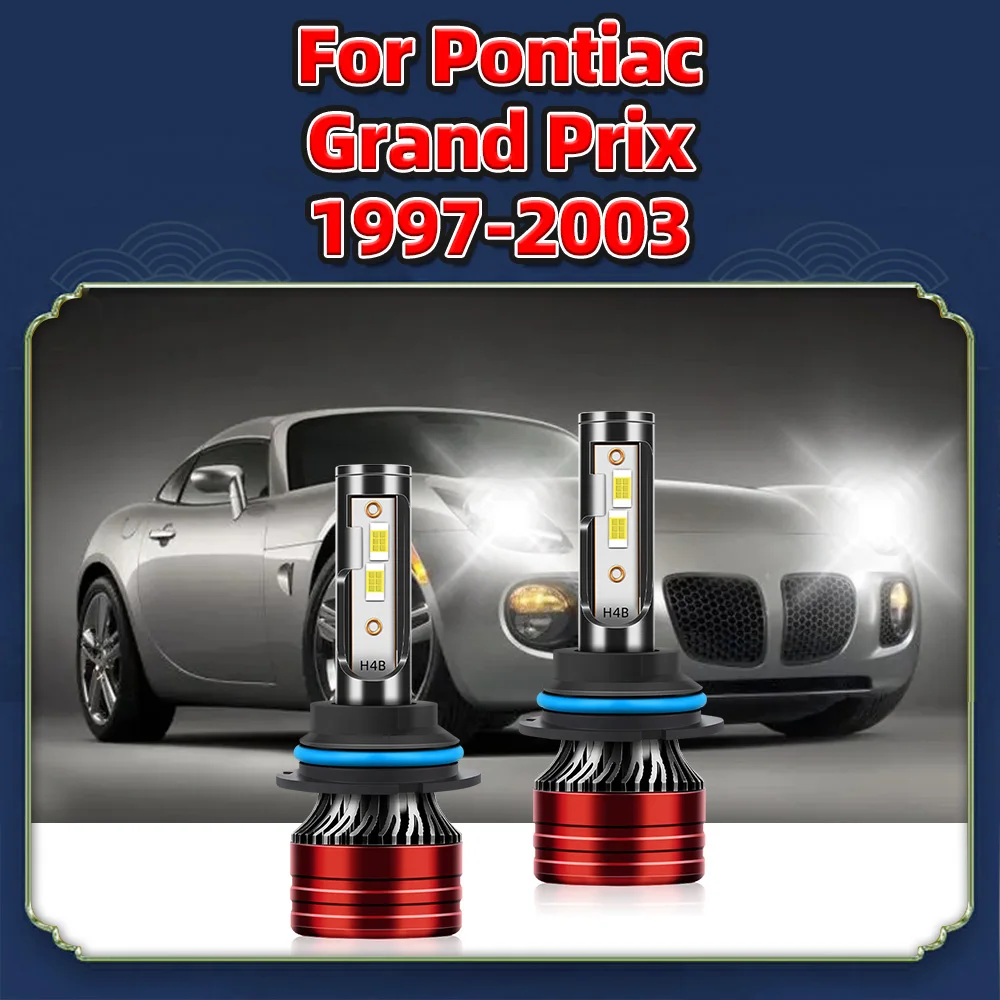 Super Bright 120W 20000LM LED Headlight Bulbs 9007 Hi Low Turbo Lamps For Pontiac Grand Prix 1997 1998 1999 2000 2001 2002 2003