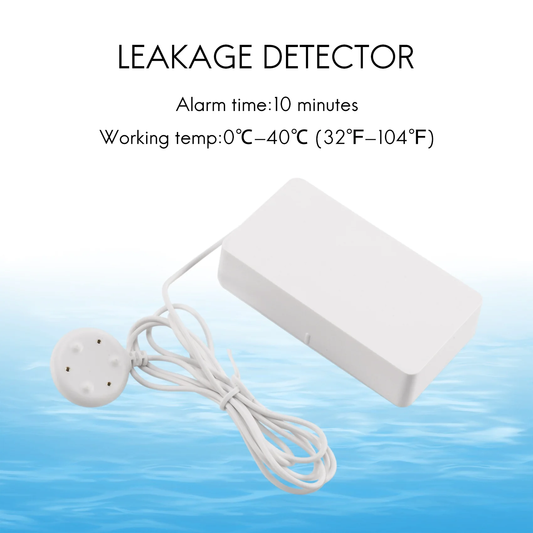 Tuya Smart WIFI Water Flood Sensor Water Leakage Detector Send Alert When Leak is Detected Work with Alexa Google Home
