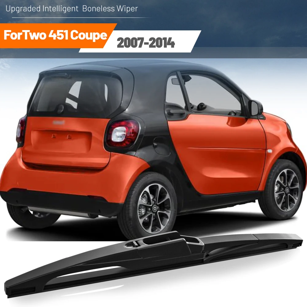 10 "Heckscheibe Scheibenwaschanlage Wischer Klinge Für Smart Fortwo Coupe 451 2007-2014 Auto Zubehör Zubehör