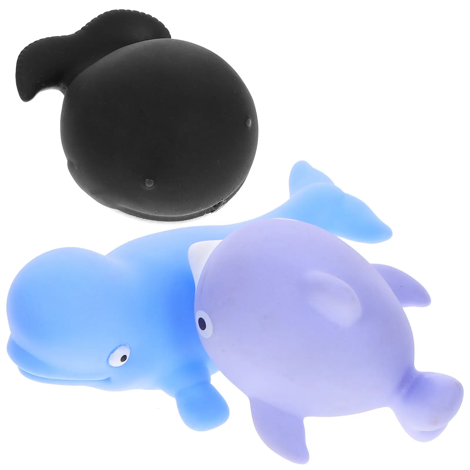 

3Pcs Baby Water Bath Sea Animal Safe Eva Material Compact Pool Plaything for Creative Bath Time Fun Water Toys