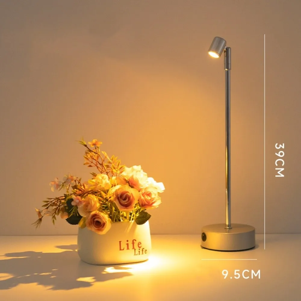 

Высокое качество ретро светодиодная сенсорная настольная лампа с зарядкой высокого полюса ночные огни декоративная лампа бар кафе