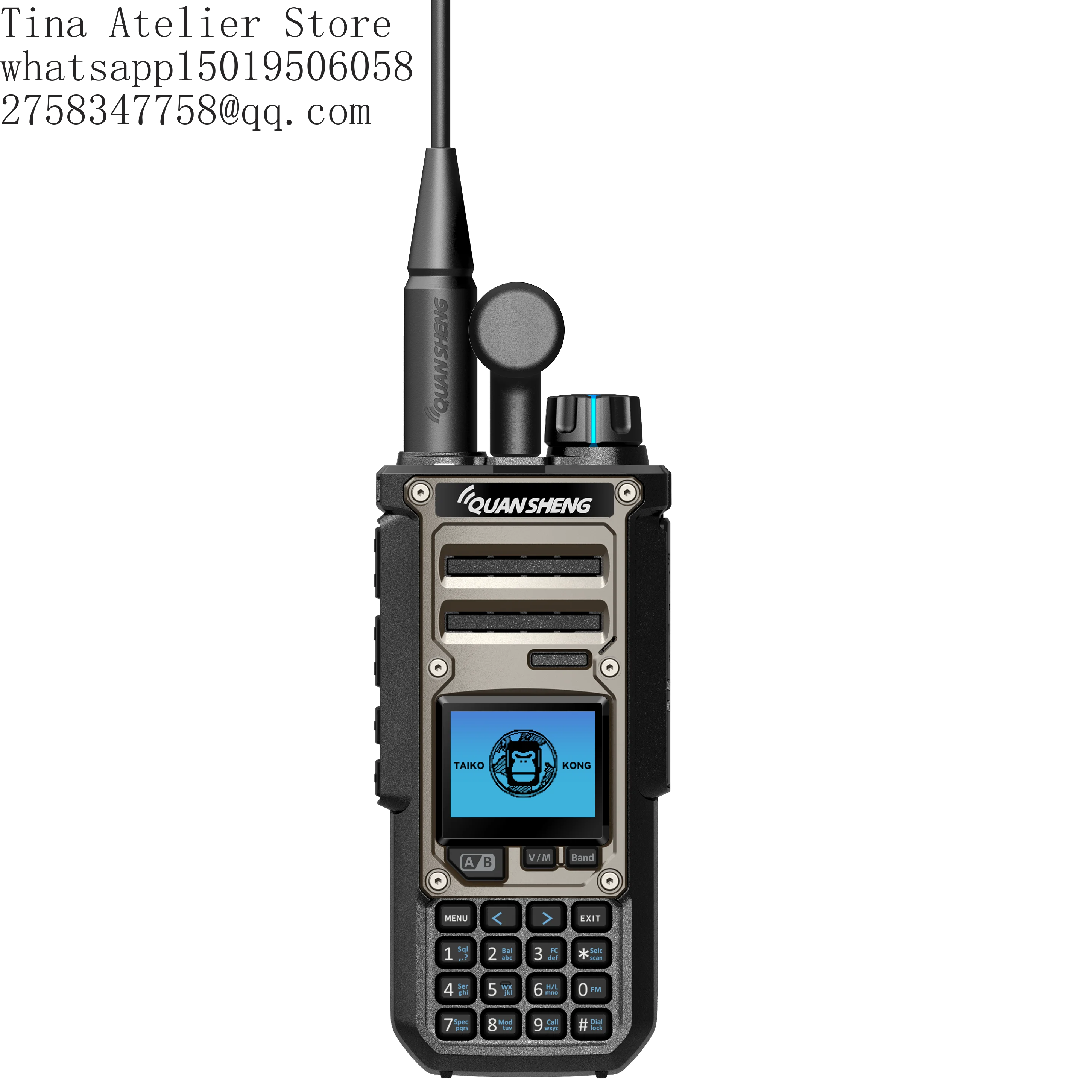 QUANSHENG New Product TK11(8) Frequency Meter Two Way Radio Dual Receiving Walkie Talkie 10W
