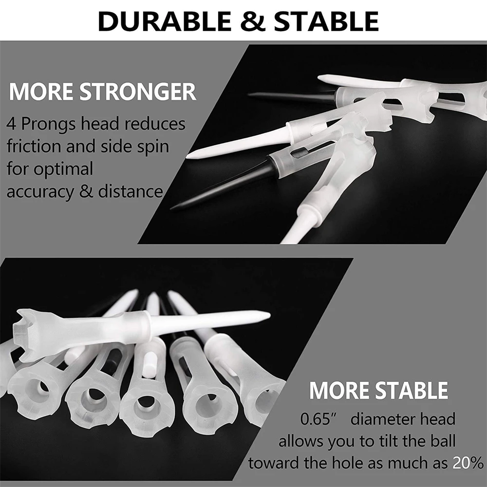 10Pcs/Lot Durable Ball Holder Outdoor Low Resistance Cushion Golf Tees Golf Training Tool