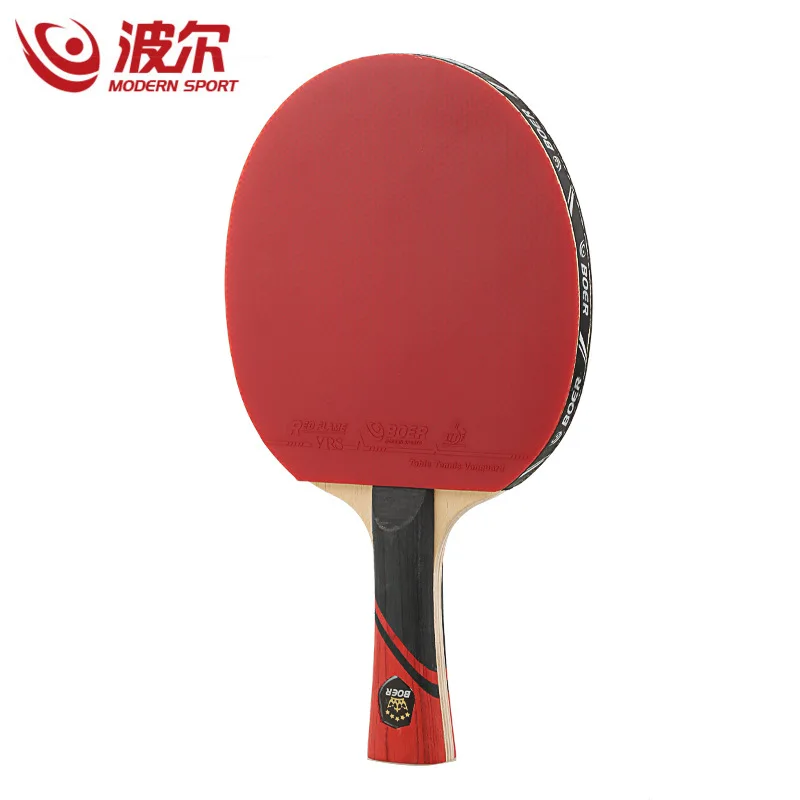 BOER 3S Tisch Tennis Bat Lange/Kurze Griff Ping pong Paddle Outdoor Sport Training