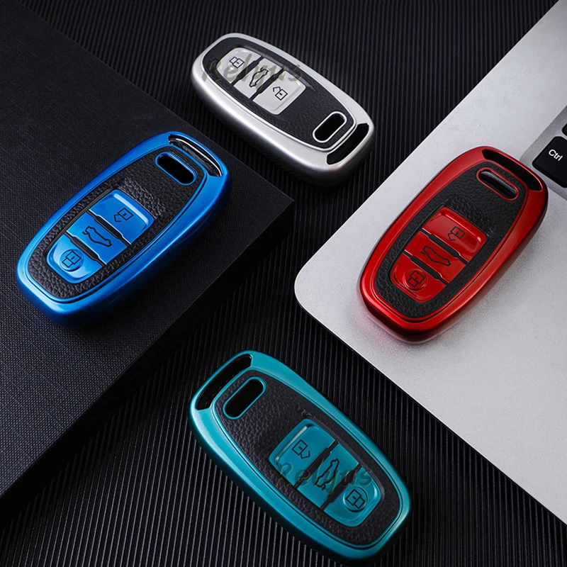 

Car Key Case for Q3 A3 A4 B9 Q5 A6 A1 8V B8 A5 C7 A7 A8 Q7 S4 S6 S7 S8 R8 TT Tpu Key Cover Protector Shell Car Accessories