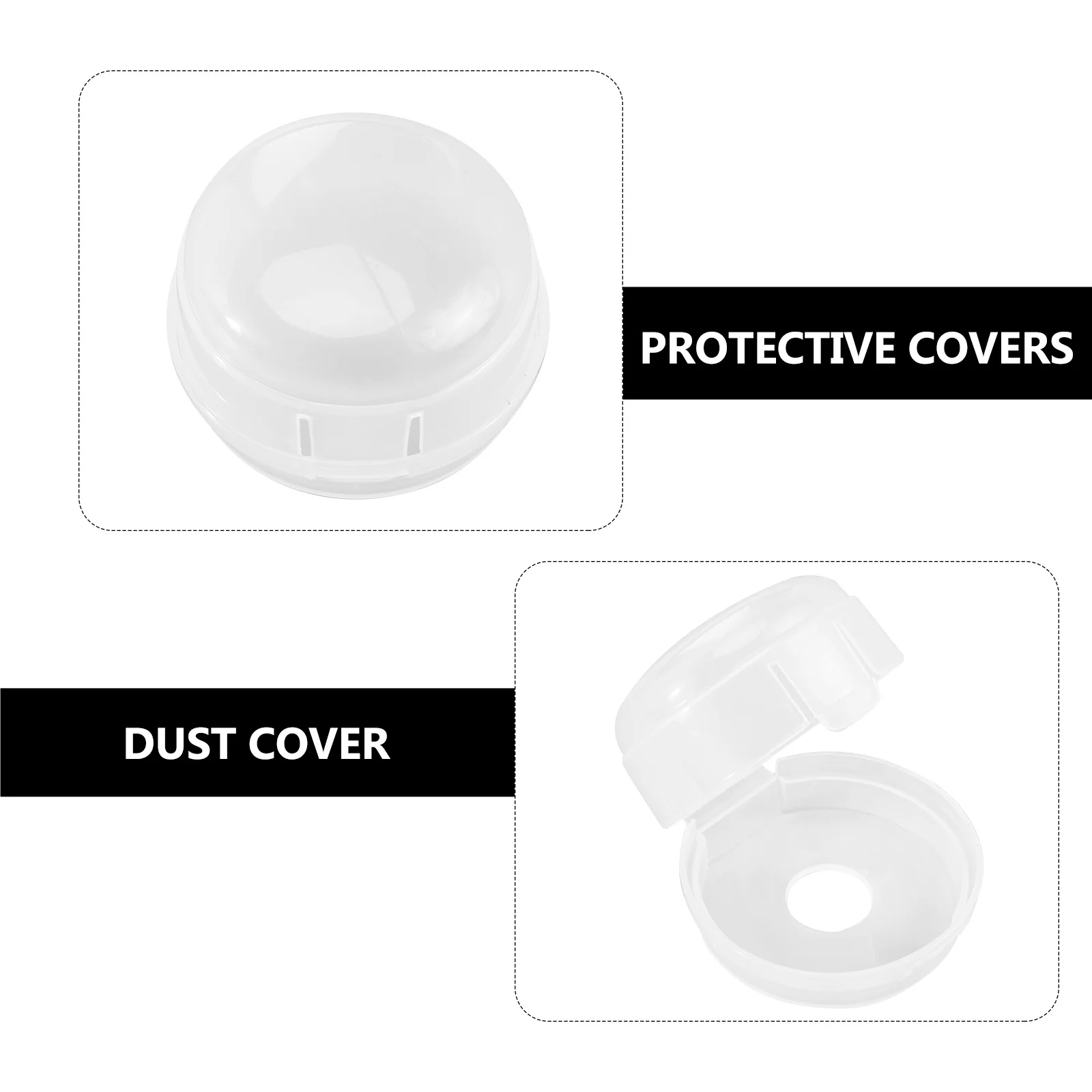 

4Pcs Childproof Stove Knob Cover Gas Kitchen Oven Transparent Plastic Safety Guard Protect Baby Prevent Accidental Gas Turn on