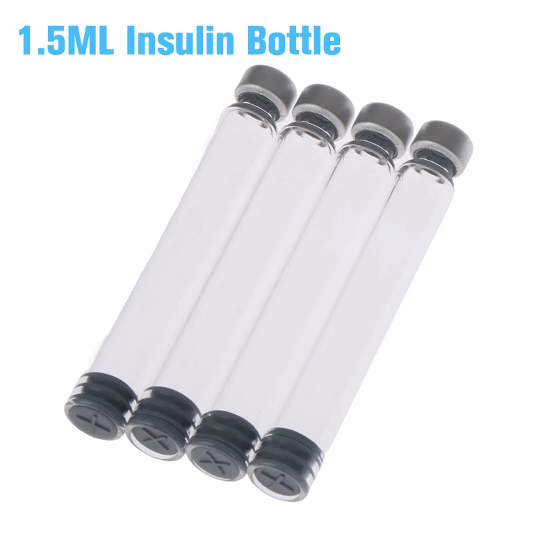 

1pcs 1.5ml Cassette Bottle Individual Packaging Safe Glass Sleeve Pen-injectors For Insulin Pen Medical Tool