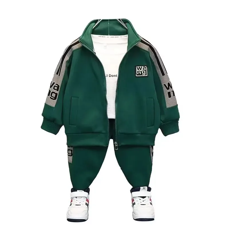 Spring Autumn Kids Clothes Boys Sets Sports Suit Children Tracksuit Boys Casual Jacket Pants Handsome 2Pcs Suit 2-7Y