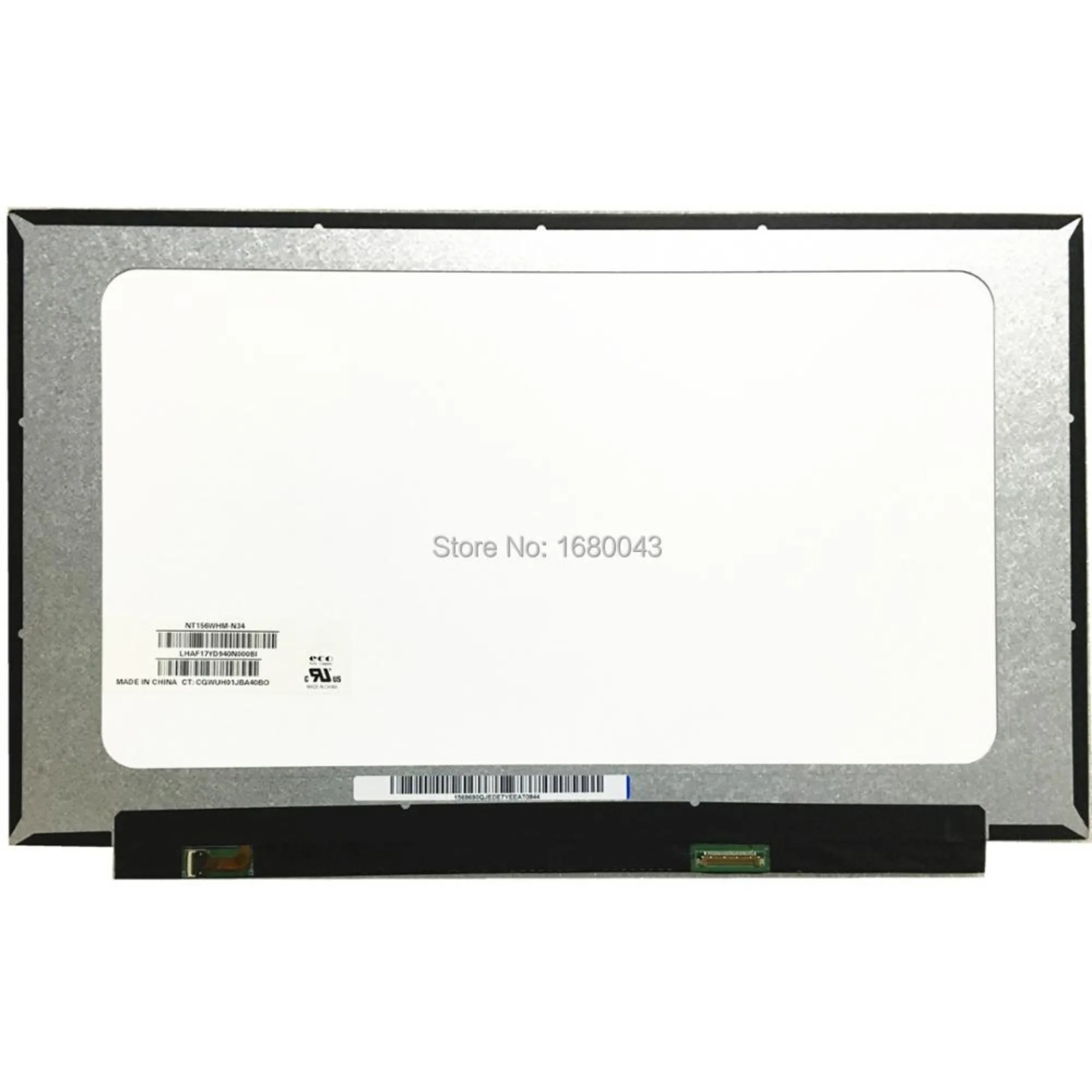 NT156WHM-N34 15.6 inch 1366X768 No screw holes EDP 30 pin LCD SCREEN PANEL