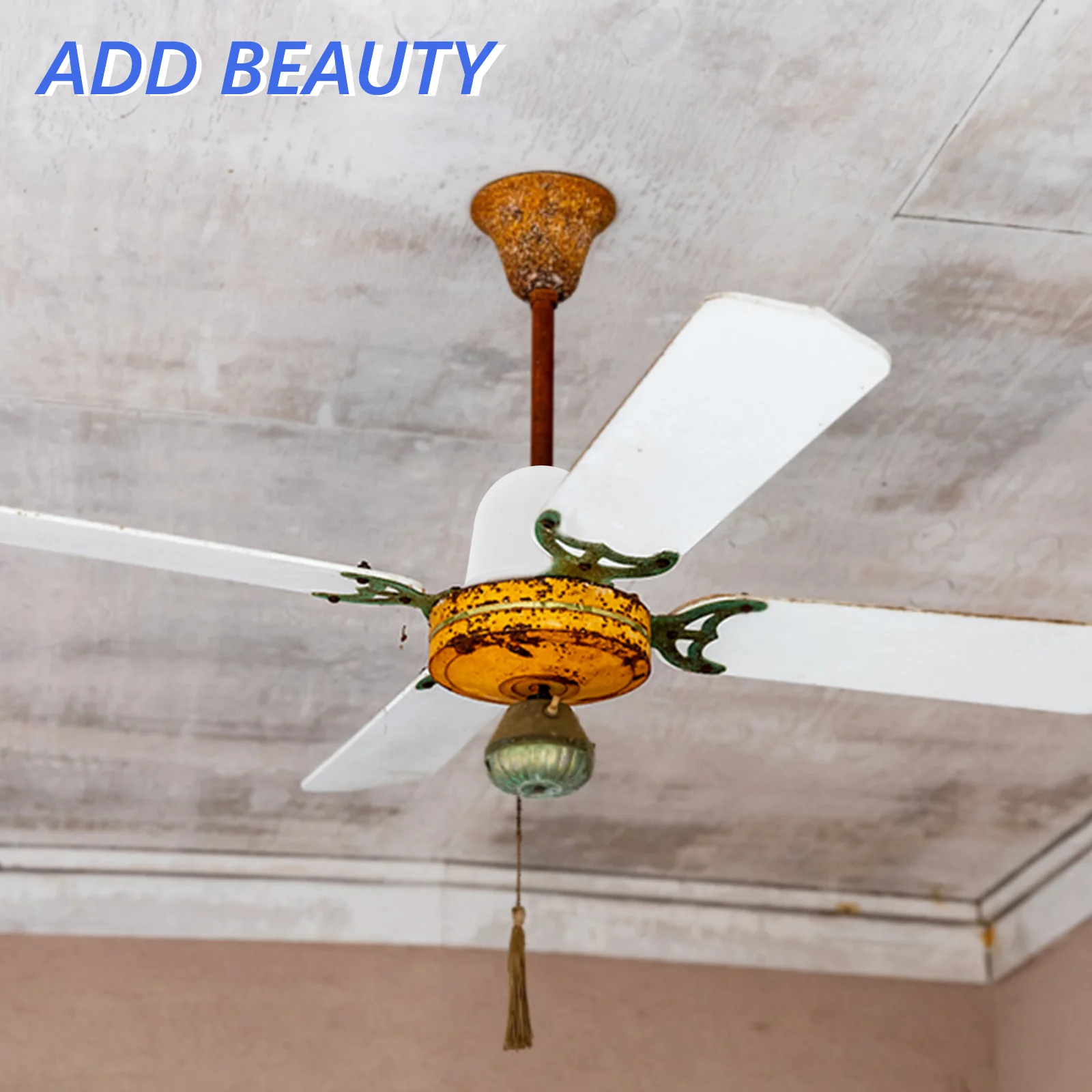 Ceiling Fans Dust Cover Canopy Home Decoration Decorative 950X950X780CM Supplies Parts White