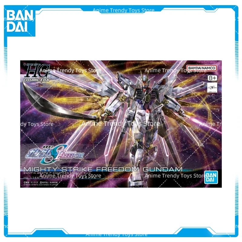 

В наличии Bandai оригинальный комплект моделей MIGHTY STRIKE FREEDOM GUNDAM 1/144 аниме фигурка в сборе игрушки модель подарки