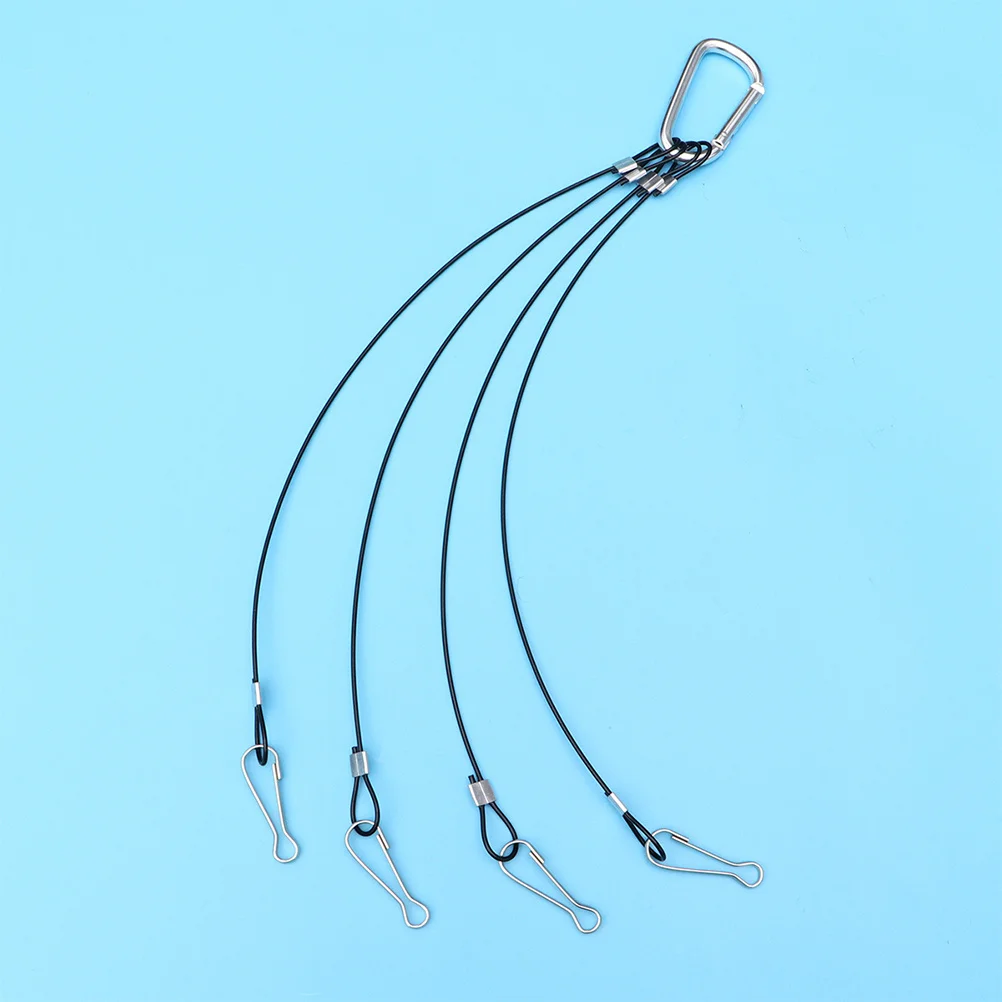 

10Pcs Plant Grow Light Hanger Strong Stainless Steel Hanging Rope for LED Grow Lights 300Mm Long Light Wire Rope Hook Kit