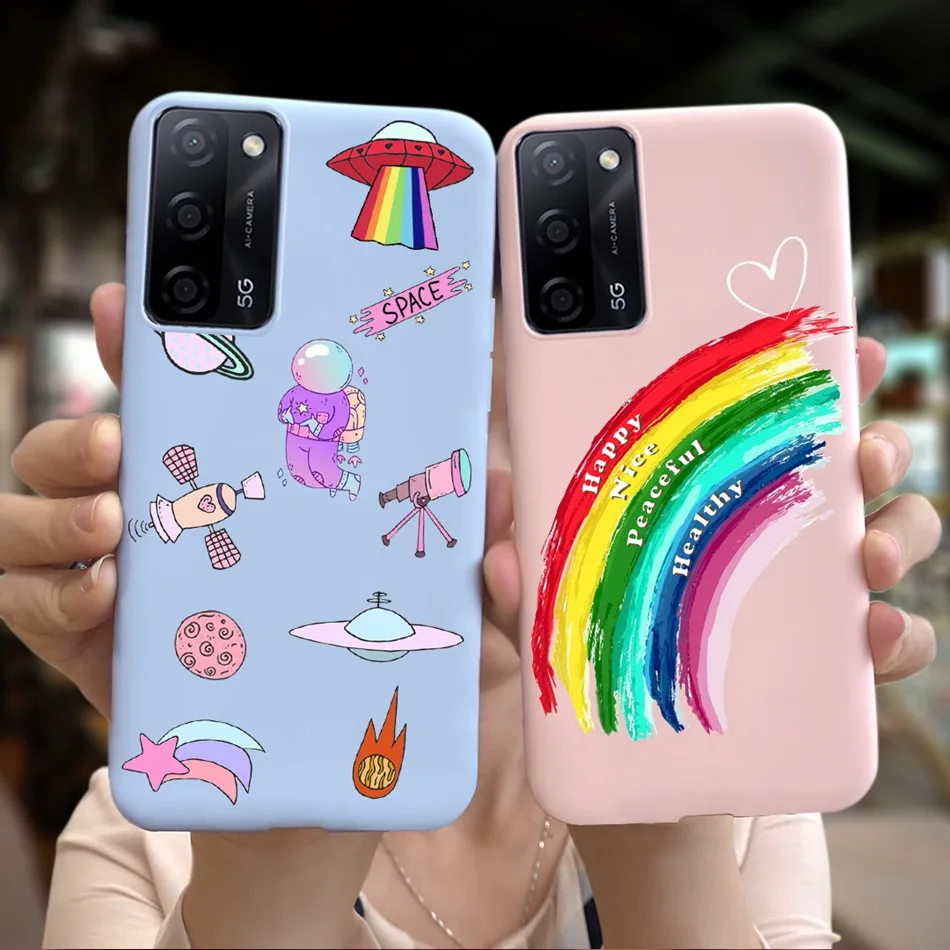 Case For OPPO A55s 5G CPH2321 Phone Case Silicone Candy Color Soft Cover For OPPO A55 5G PEMM00 Coque OppoA55 S A55s 5G Funda
