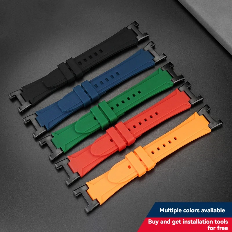 Replacement Waterproof Silicone Watch Band for Casio PROTREK PRW7000 PRW-7000FC | Men's Outdoor Sports Strap