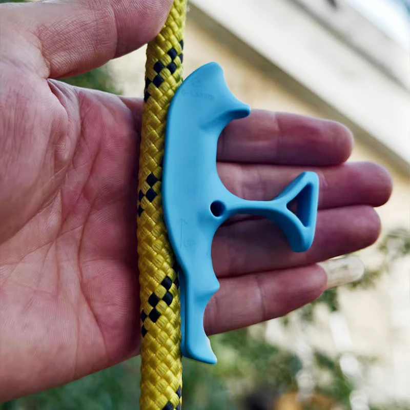 Rope Grab for Auxiliary Climbing, Compatible with 6mm–13mm Ropes, Compact & Lightweight