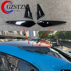 4PCS CARBON FIBER REAR ROOF TOP WING TRUNK LIP TAIL SPOILER FOR Porsche Cayenne Coupe 2019 2020 2021 2022