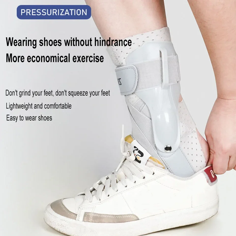 1PCS Ankle Brace for Sprained Ankle, Ankle Support Brace with Side Stabilizers for Men & Women, Ankle Splint Stabilizer