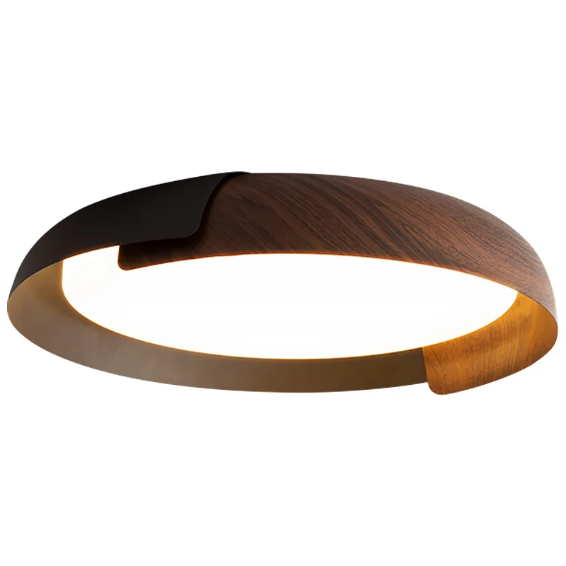 Simple modern log wind Nordic ceiling light wabi-sabi Ceiling lamp Bedroom Living Loom Office Home Decoration Lighting Lamp