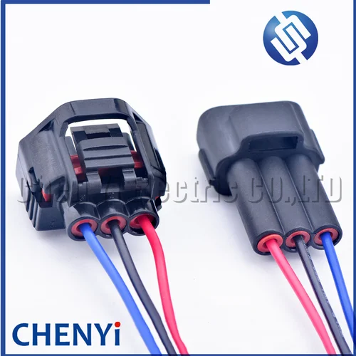 Imagen 2 del producto Enchufe de Sensor impermeable automático de 3 pines 7283-1133-10 para Toyota 1JZ Sensor de posición del acelerador conector TPS enchufe pigtail 90980-11261