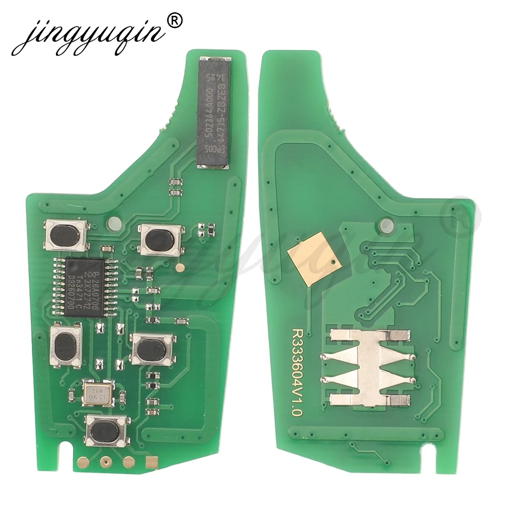 jingyuqin Car Remote Key Circuit Board Electronic for Chevrolet Malibu Cruze Aveo Spark Sail Opel/Vauxhall 2/3/4 BTN 315/433MHz