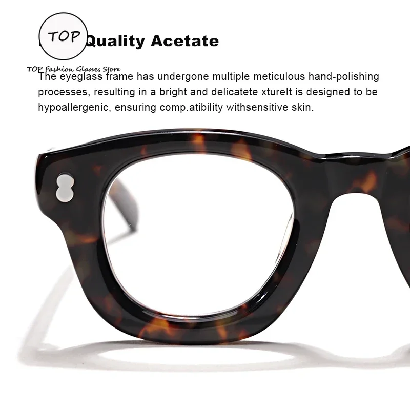 SCOTtortoiseshell Oval Plate Personality for Men and Women Can Be Paired with Highly Myopic Presbyopia Anti-blue Optical Glasses