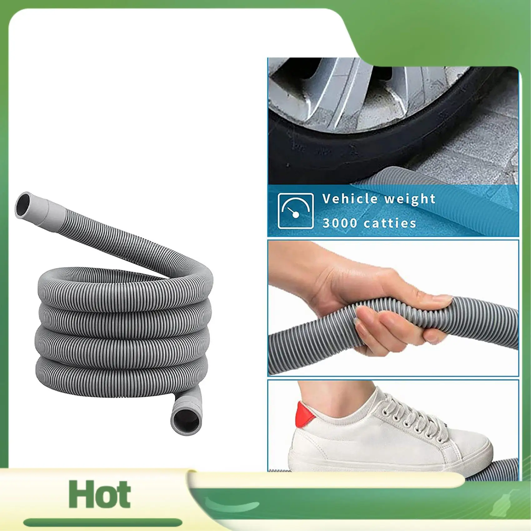 N95R 2X комплект удлинителей сливного шланга, универсальный шланг для стиральной машины длиной 1,5 м, кронштейн, соединитель для шланга и хомуты, сливные шланги