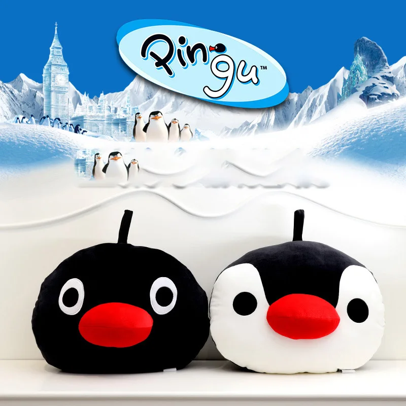 

40cm Genuine Pingu Plush Doll Noot Noot PINGU and PINGA Figure Pillow Animal Penguin Family Stuffed Plush Children's Toys Gifts