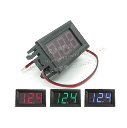 0.56-inch digital tube DC voltage meter head LED digital display DC4.5V-30.0V reverse connection protection two wires