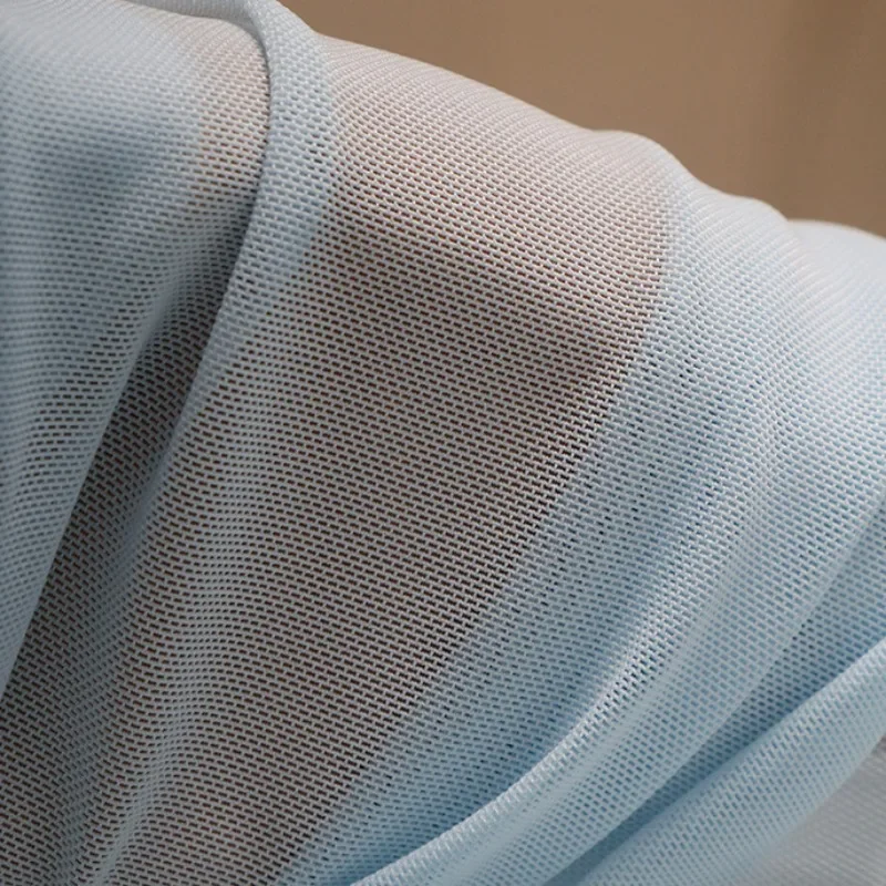 6 Yards 40D Yoga Clothes Spliced with Polyurethane High Elastic Knitted Mesh Fabric 2F-48