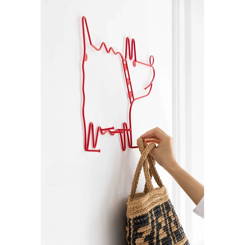 

Swedish medieval puppy hanger/metal simple wall hanger living room Xuan