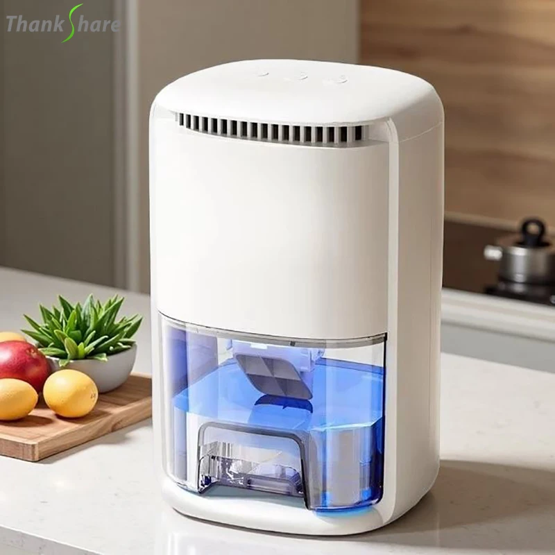 110V-220V Home Dehumidifier Quiet Air Dryer Moisture Absorber Electric Cool Dryer 1000ML Water Tank For Home Basement Bathroom