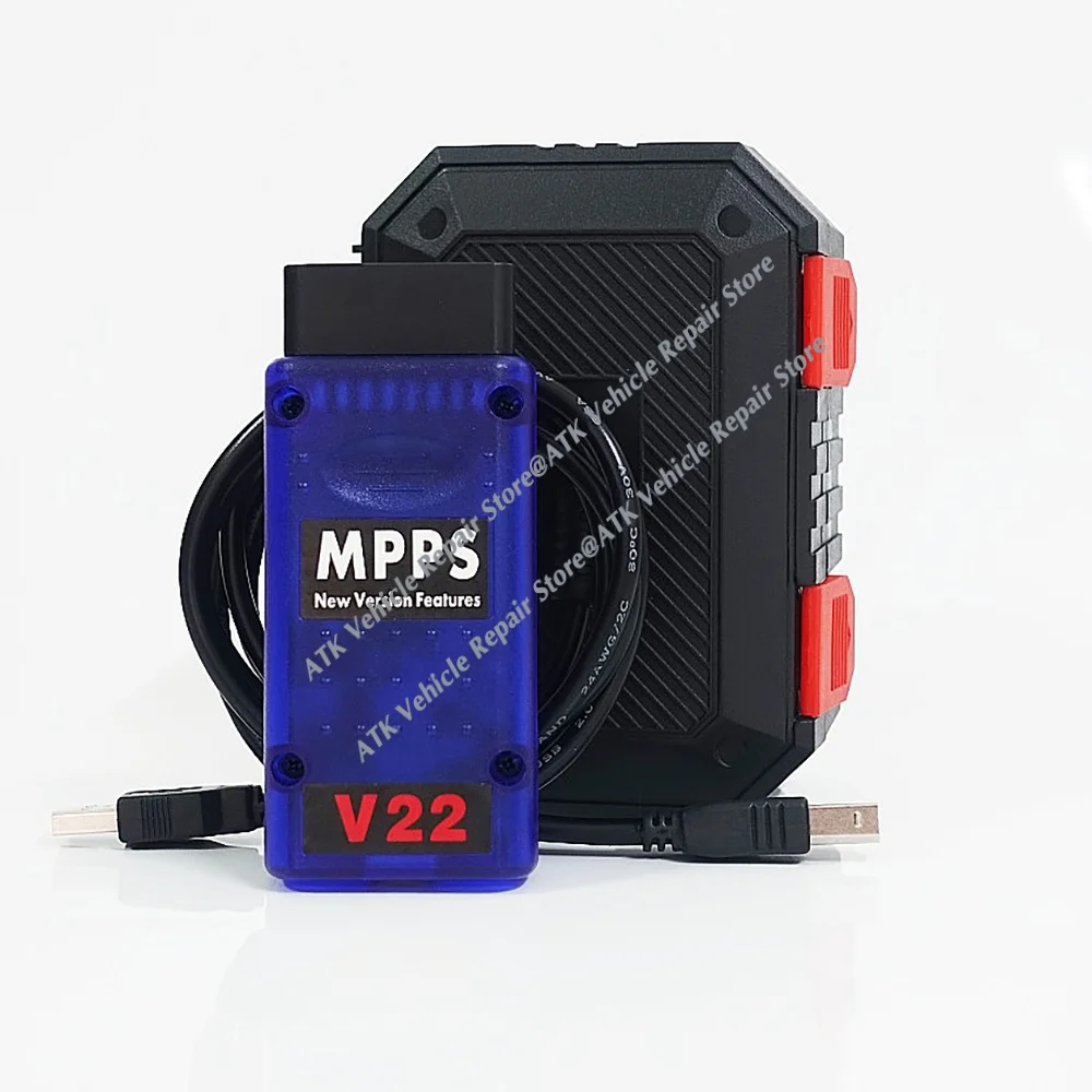 Vehicle ECU Read/Write Operation - Programming Tool MPPS V22 OBD Cable V22.2.3.5 unlocked version of ECU chip adjustment tool