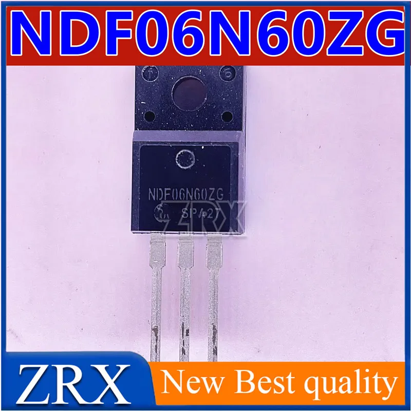 5Pcs/Lot NDF06N60ZG; brand new in stock TO-220F 600V 7.1A