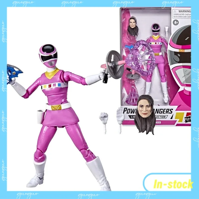 

【In-stock】Hasbro Power Rangers Super Megaforce Pink Warrior Action Figure Collectible Model Toy Gift