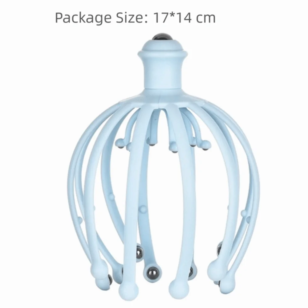 أداة شفاء قابلة للفصل مدلك الرأس محمول متعدد الوظائف مدلك فروة الرأس خفيف الوزن للاسترخاء مدلك منزلي