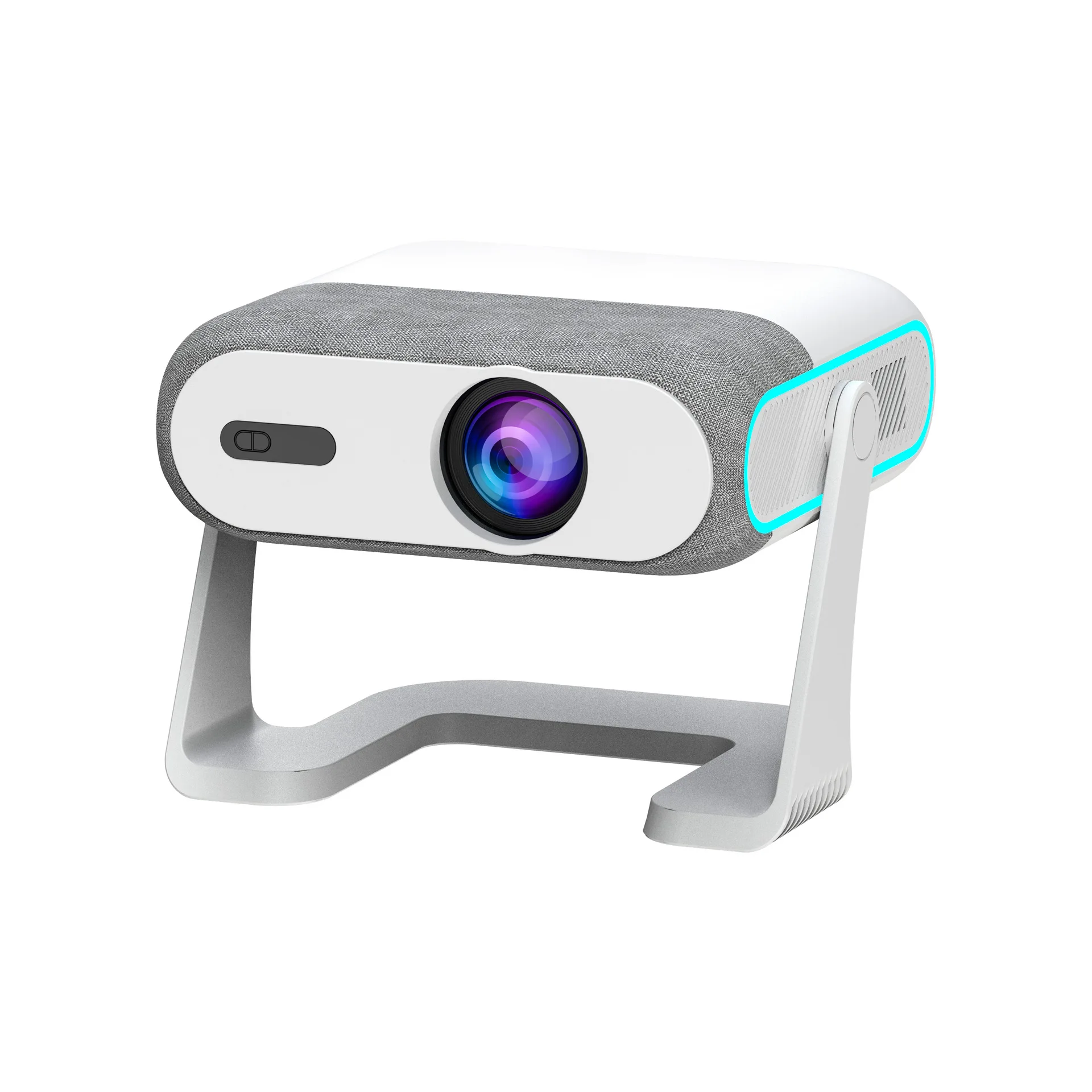 Mini Proyector AOC 360 ° Proyector portátil para cine en casa con soporte nativo de 720P, compatible con 4K, Android 11, enfoque