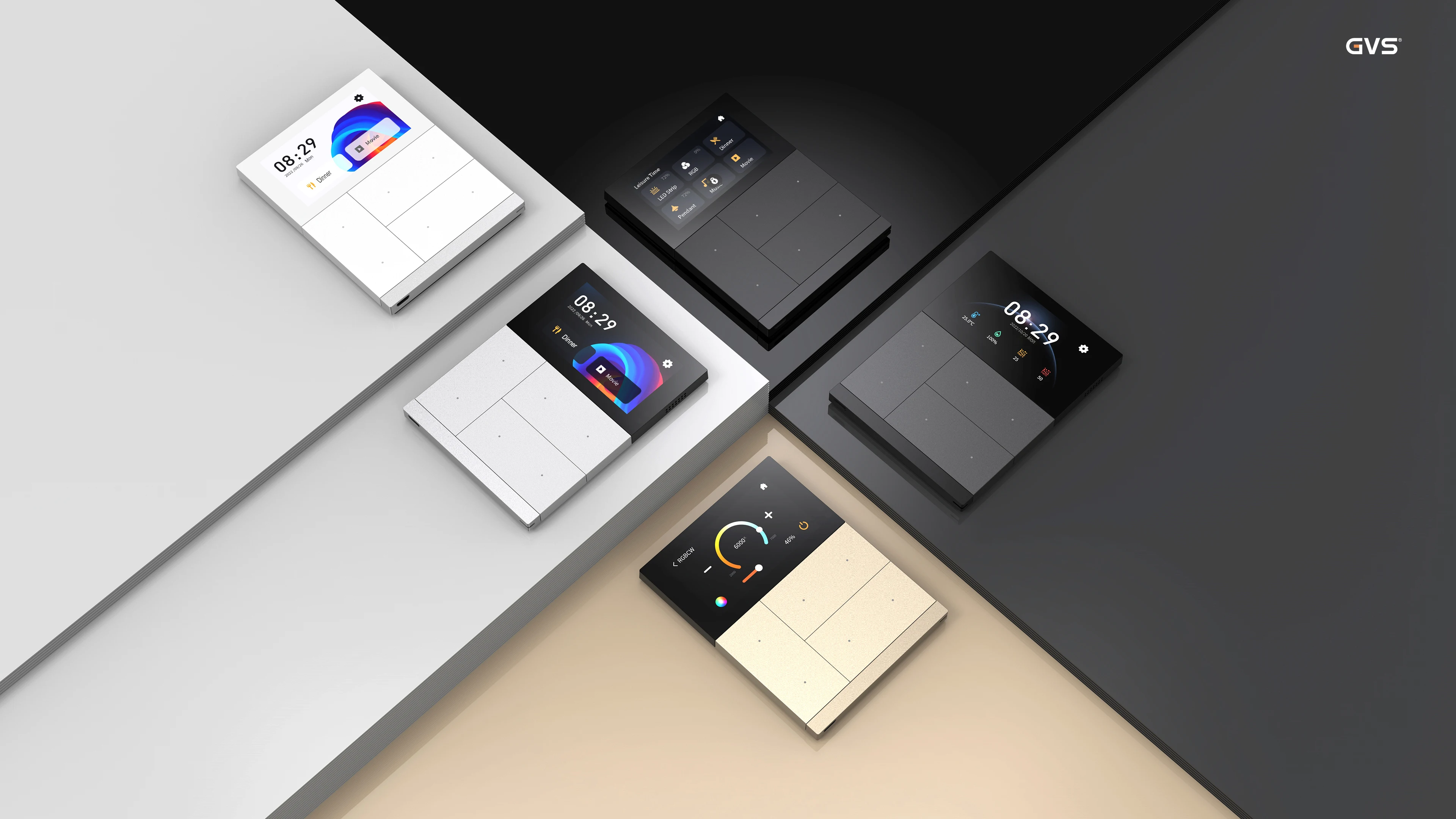 

TL Best Seller KNX Waltz Touch+ Pad Smart Home Villa Hotels Building Automatic System New Series KNX Smart Control Panel