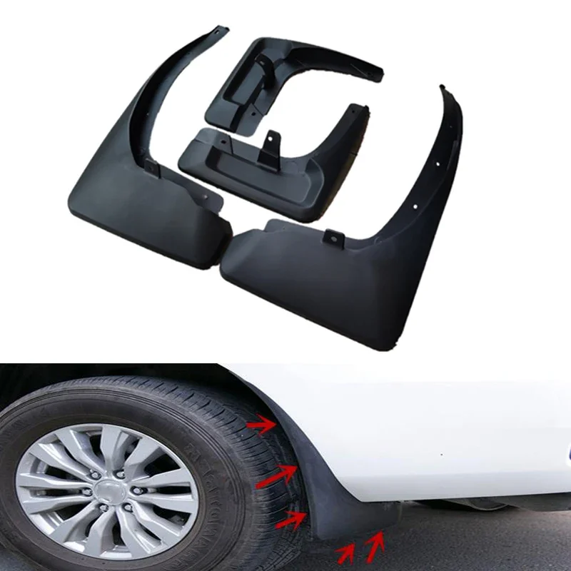 

New！ Fit for Nissan Patrol Y62 2010-2019 mudguard Patrol mudguard modified protective mudguard skin soft glue easy installation