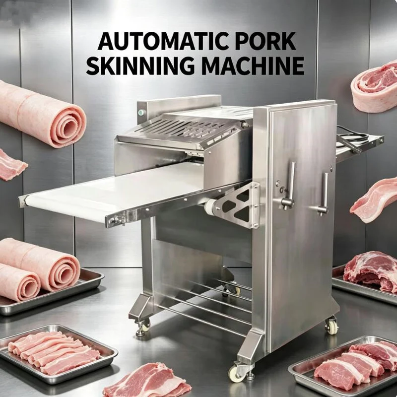 Pork Skinning Machine Commercial Electric Stainless Steel Fresh Pork Peeling Equipment Pork Skinning Machine