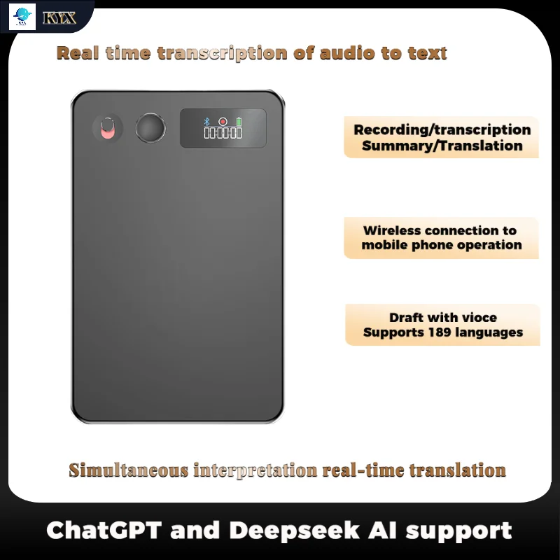 chatgpt-4-ai搭載-ミニオーディオボイスレコーダー-スマートテキスト化-翻訳-録音-ディスプレイ付き-アプリコントロールスクリーン