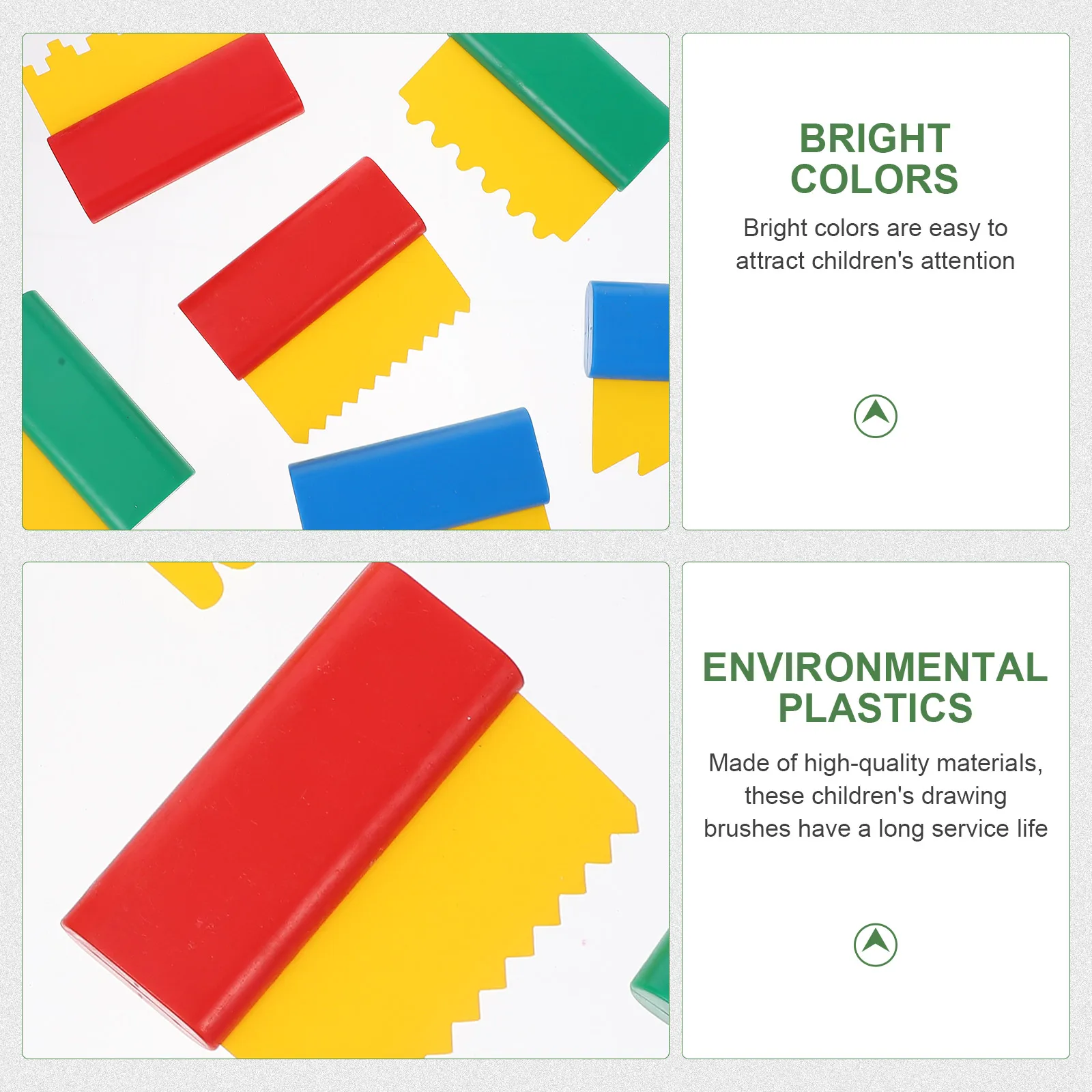 6 Pcs Line Scraper Drawing Tools Graffiti DIY Painting Scrapers Kids Pigment Manual Child