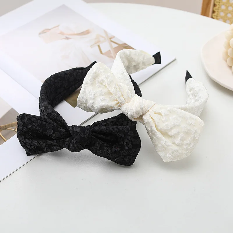 Elegant Fashion Lace Women's Small Fragrance Bow Headband Hair Accessories Women's Sweet Headband Hair Accessories