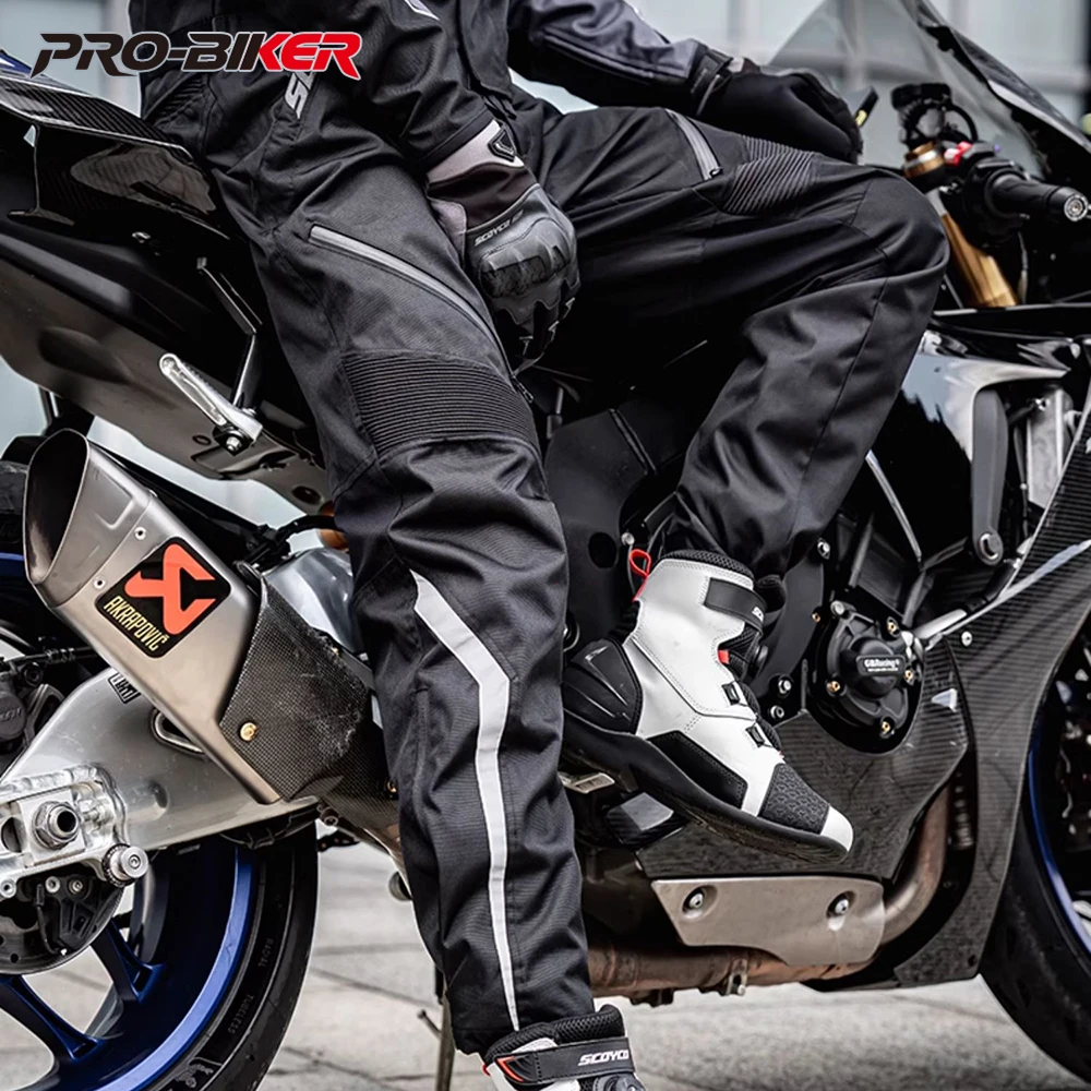 

SCOYCO Autumn/Winter Motorcycle Riding Pants Season Thermal Pants Windproof Waterproof Rider Motorcycle Pants For Men