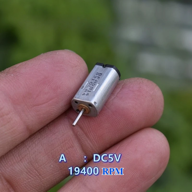 1PC 6mm*8mm*14.5mm Mini K20 Precious Metal Brush Motor DC 3.7V 18500RPM/ DC 5V 19400RPM High Speed