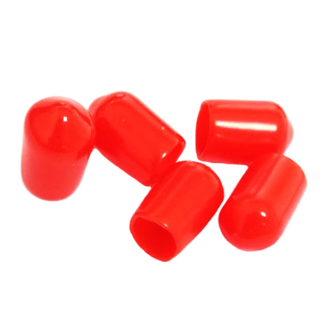 100pcs SMA Dust Cap Rubber 6mm Red SMA Red Color for SMA Female Connector Wholesale Price