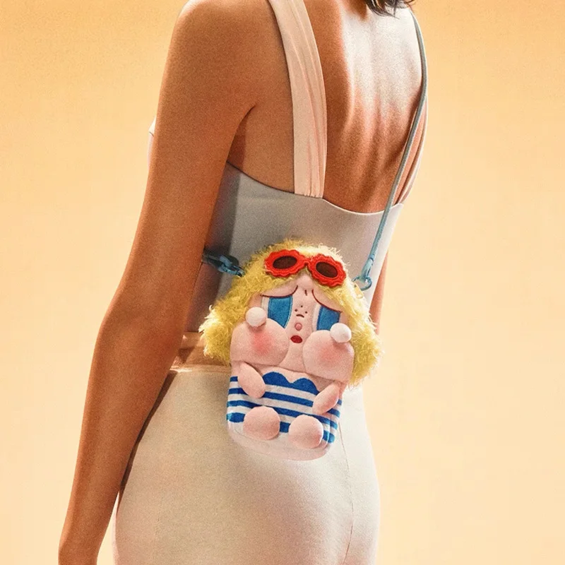 【In Stock】Pop Mart | Crybaby | Vacation Mode On Series | Mini Vinyl Plush Crossbody Bag (Collectible Accessory)  Blind Box