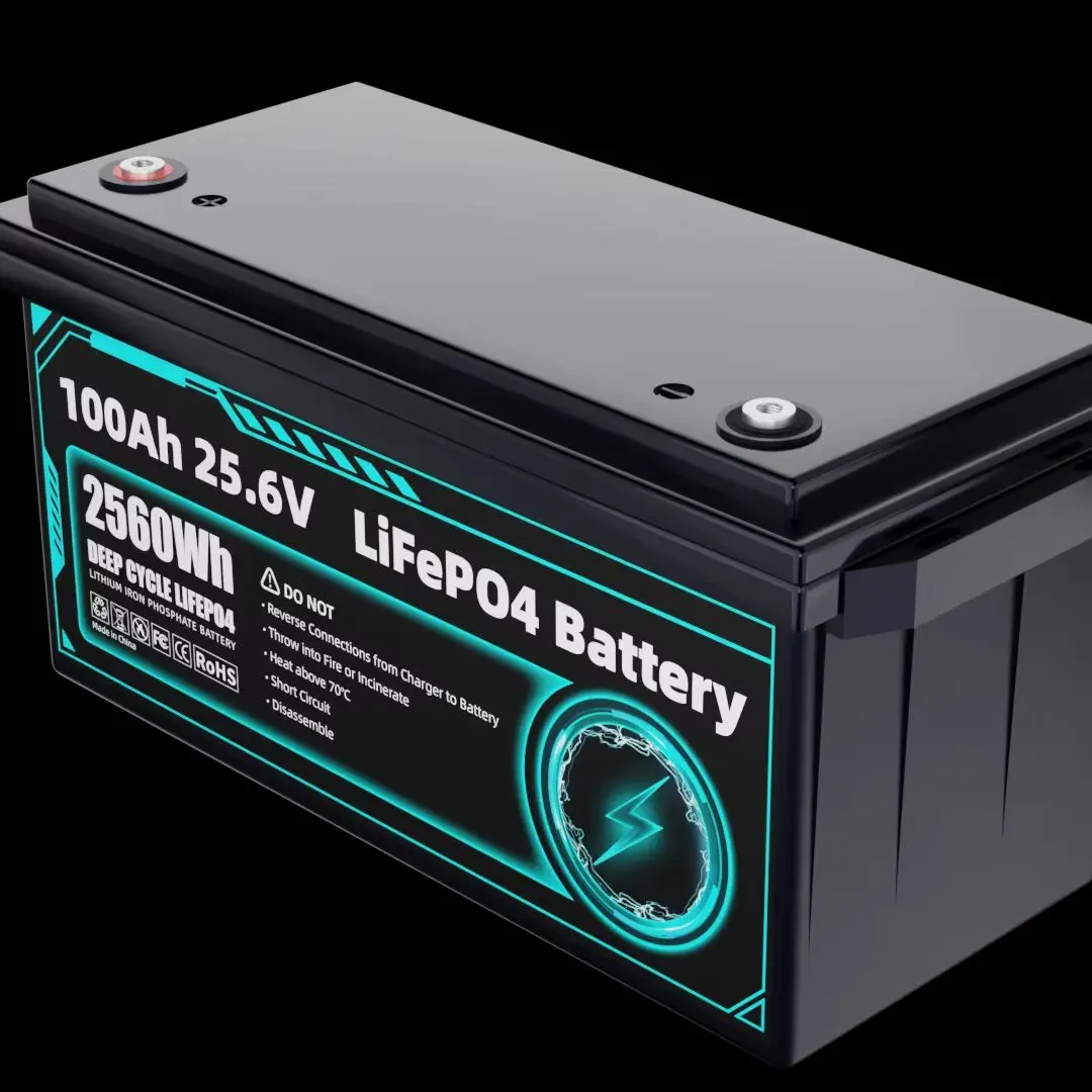 24V 100Ah 150Ah Lifepo4 Lithium-Batterie, eingebautes BMS, wiederaufladbare LFP-Batterie, für Wohnmobile/Camping, Solar, Marine, Overland/Van, Off-Grid