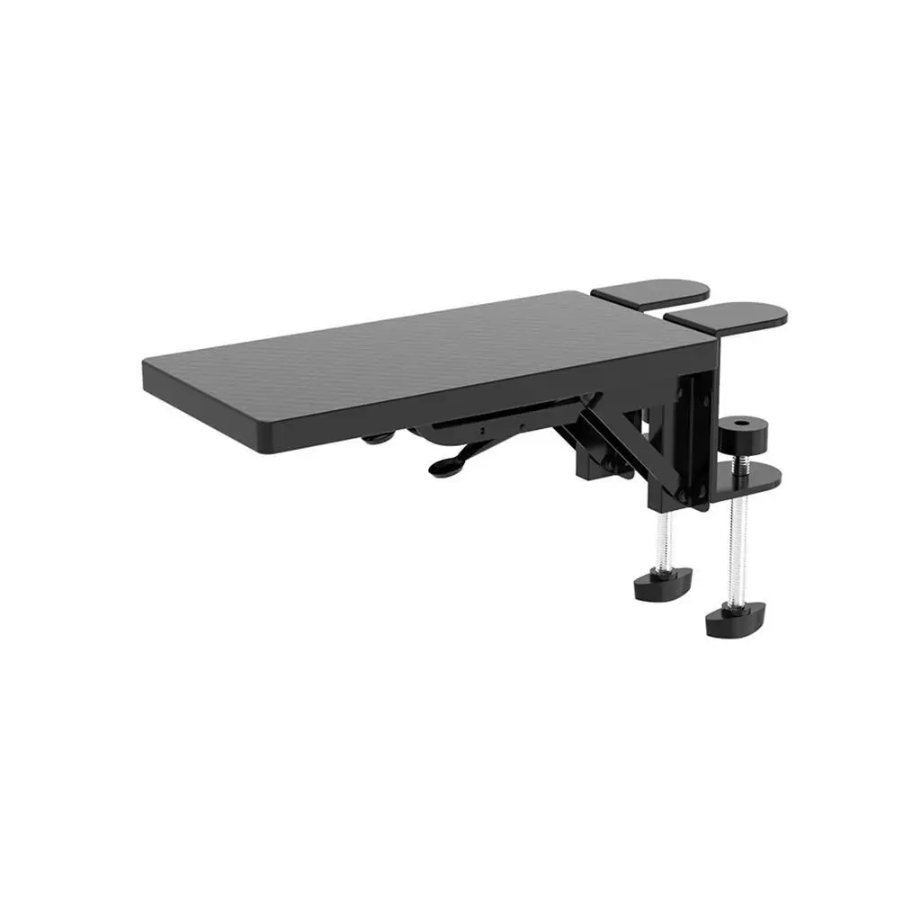 Wood Computer Arm Rest for Desk Folding Computer Desk Extender for Desk Black